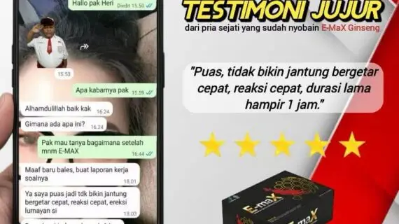 testimoni e-max whatsapp